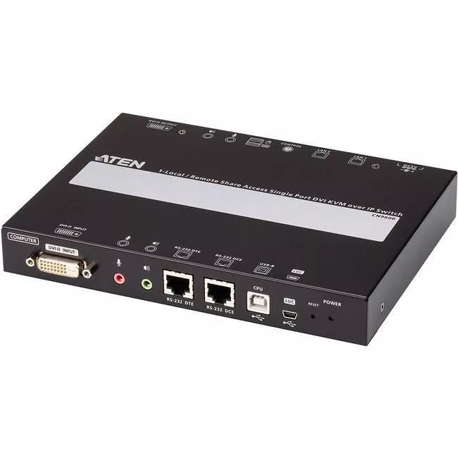 ATEN CN9600 1 Local/Remote Single Port IP DVI KVM