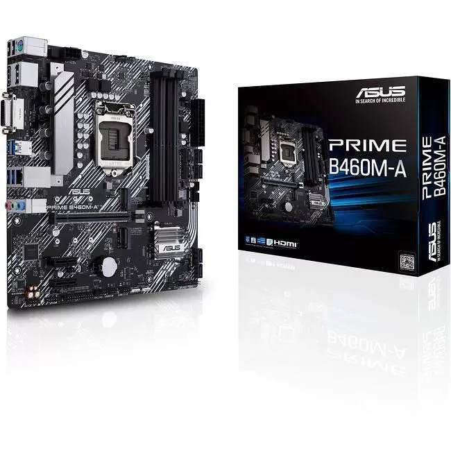ASUS PRIME B460M-A Intel Chipset - Socket LGA-1200 - Desktop Motherboard 
