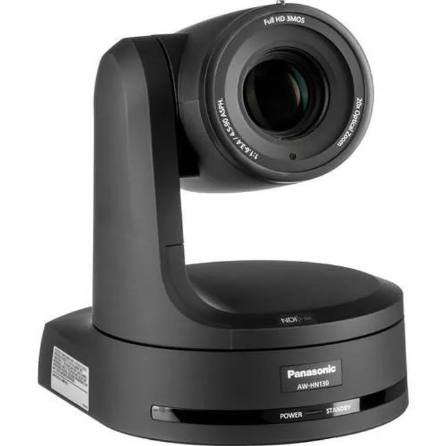 Panasonic AW-HN130KPJ HD Integrated PTZ Camera with NDI HX NTSC/PAL - Black