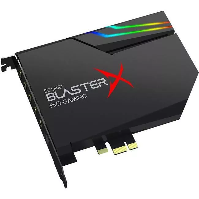 Creative 70SB174000003 Sound BlasterX AE-5 Plus Sound Card - 5.1 Surround Sound - TOSLINK