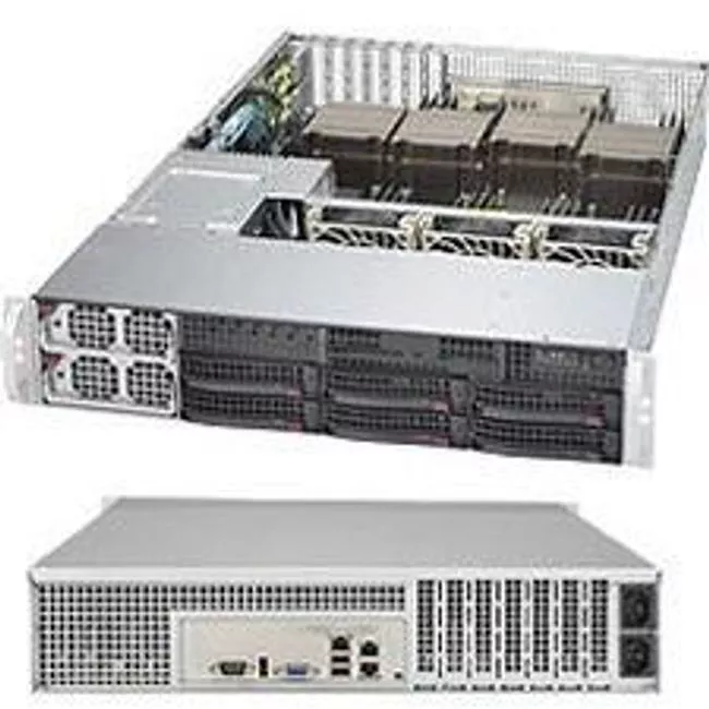 Supermicro SYS-8028B-TR3F 2U Rackmount Server - Intel C602J Chipset - 4x LGA-2011 Socket R1
