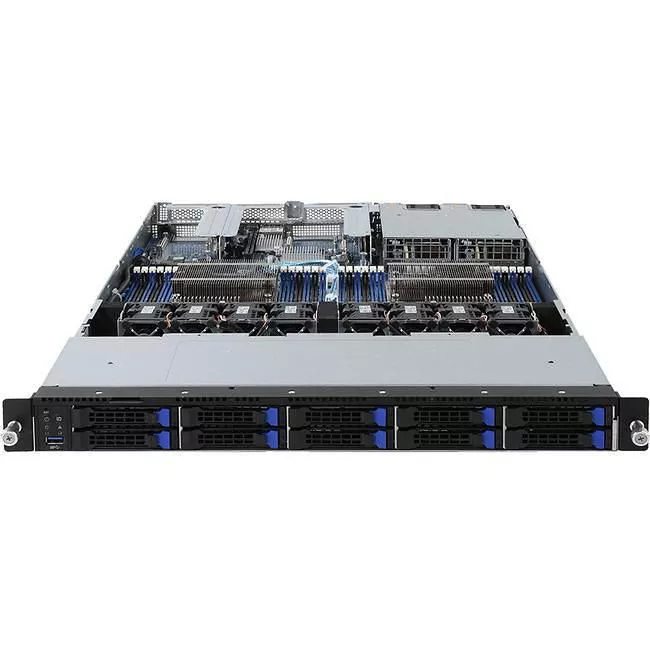 GIGABYTE R181-T92 1U Rackmount Barebone - 2x ThunderX2 CN9980 ARM - 2x 1200 W Platinum PSU