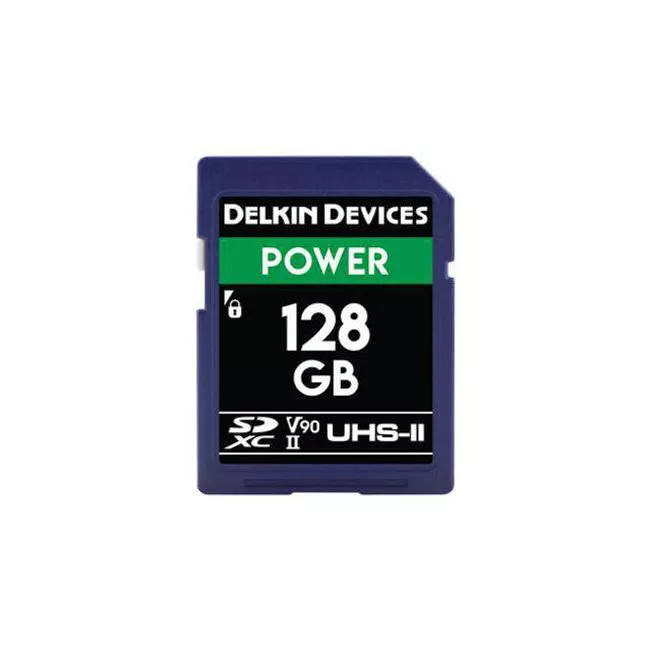Delkin DDSDG2000128 Power UHS-II (U3/V90) SD Memory Card (128GB)