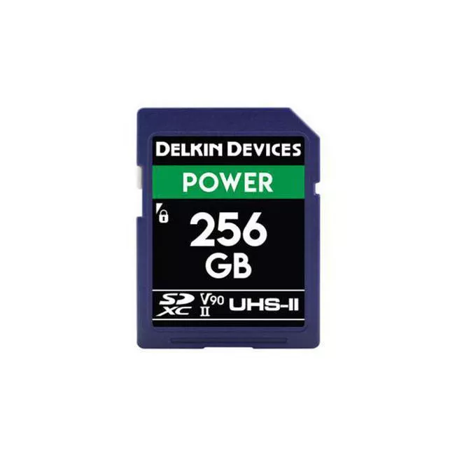 Delkin DDSDG2000256 Power UHS-II (U3/V90) SD Memory Card (256GB)