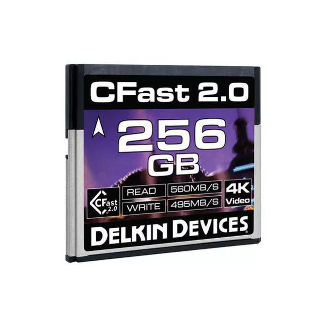 Delkin DDCFST560256 CFast 2.0 Memory Card (256GB)