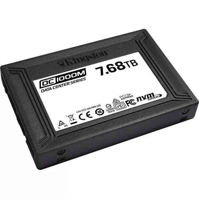Kingston SEDC1000M/7680G 7.68 TB - NVMe - U.2 - 2.5" x 15 mm SSD