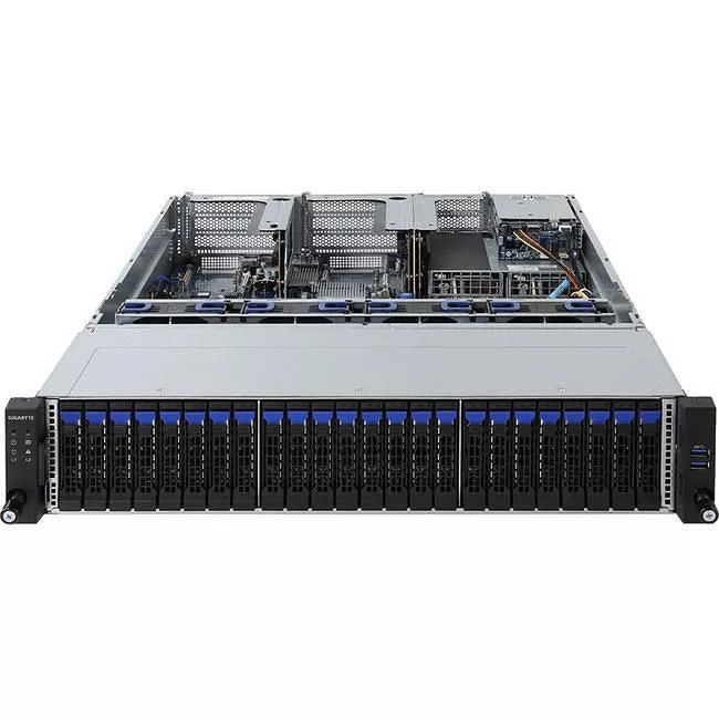 GIGABYTE R281-T94 2U Rackmount Barebone - 2x ThunderX2 CN9980 ARM - 2x 1200 W 80 PLUS Platinum PSU