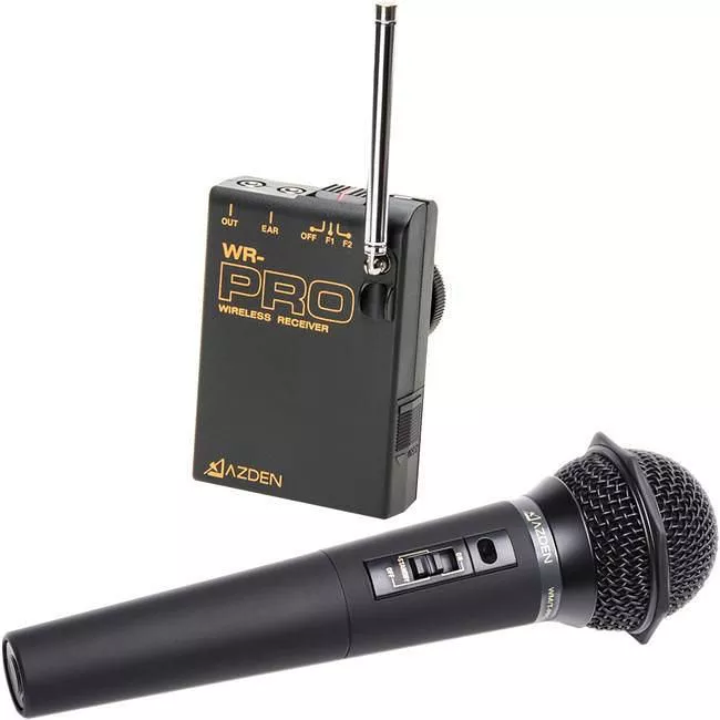 Azden WHX-PRO VHF Wireless Mic System with Wireless Handheld Mic