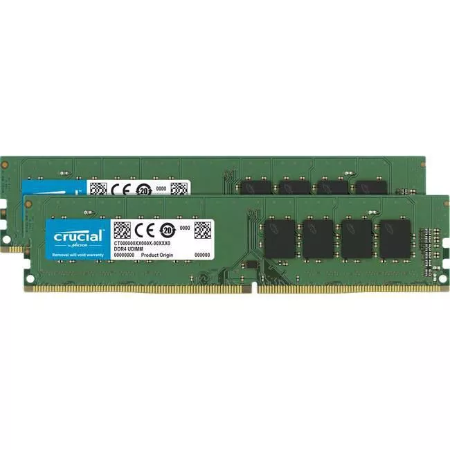 Crucial CT2K8G4DFRA32A 16 GB Memory - 2x 8 GB - DDR4-3200 - UDIMM - Unbuffered - 1.2 V