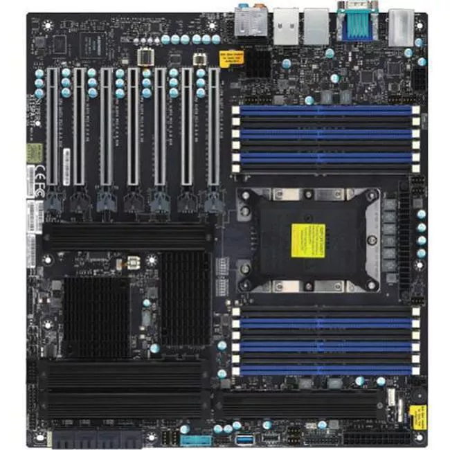 Supermicro MBD-X11SPA-T-B Workstation Motherboard - 1x Socket P LGA-3647 - Intel C621 - 12x DDR4 - RAID - 1x M.2 - 7x PCIe x16 - 2x RJ-45 - EATX