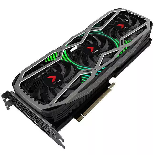 PNY VCG30708TFXPPB GeForce RTX 3070 8 GB XLR8 Gaming EPIC-X RGB 3x Fan - 2.7 Slot Graphic Card