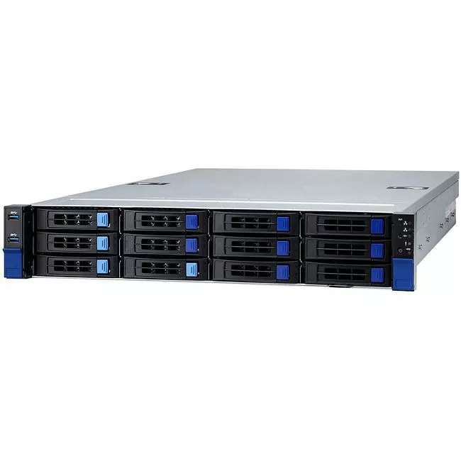 MiTAC B8252T75V8E4HR-2T TS75-B8252 2U Rack Barebone - SoC - 2X AMD Socket SP3