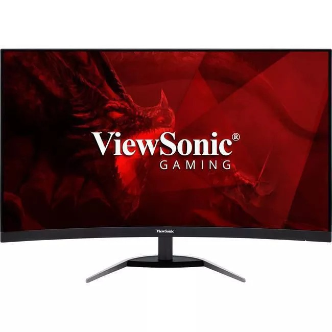 ViewSonic VX3268-PC-MHD OMNI  32 Inch Curved 1080p 1ms 165Hz Gaming Monitor with FreeSync Premium, Eye Care, HDMI and Display Port