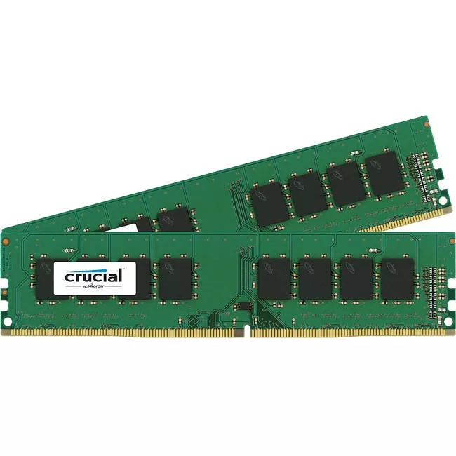 Crucial CT2K4G4DFS824A 8 GB DDR4-2400 Memory - DIMM - Unbuffered - Non-ECC - 1.20 V - 2400 MHz