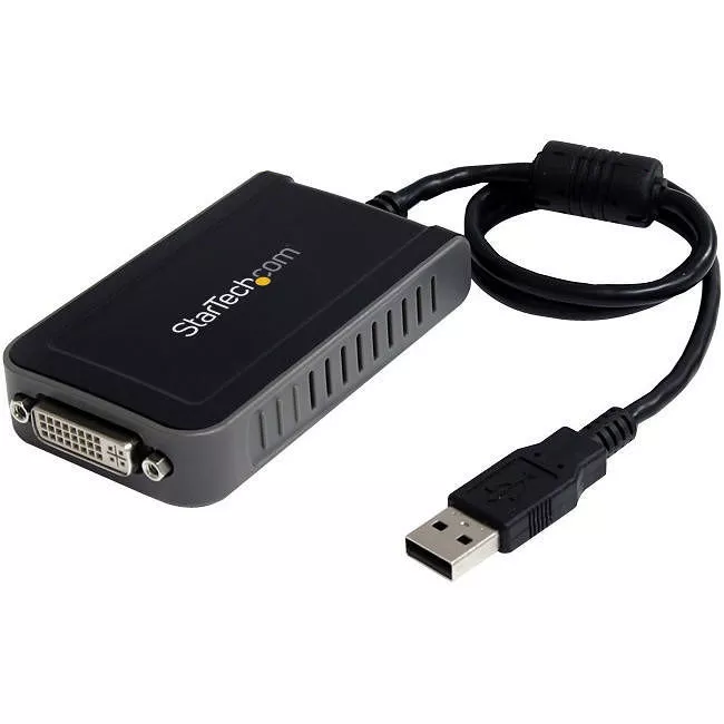 StarTech USB2DVIE3 USB to DVI External Video Card Multi Monitor Adapter