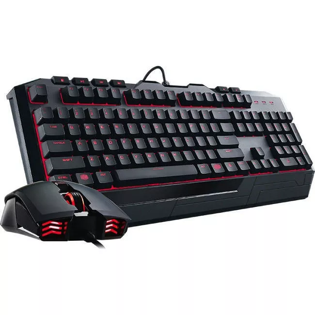 Cooler Master SGB-3031-KKMF1-US Devastator II Red LED Keyboard & Mouse