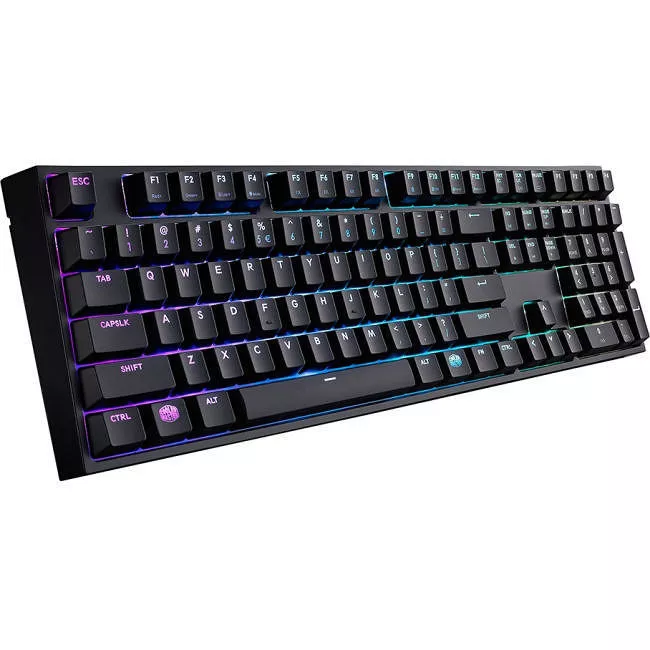 Cooler Master SGK-6020-KKCR1-US Masterkeys Pro L Black Keyboard (Red Switch)