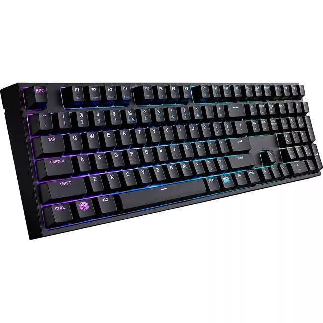 Cooler Master SGK-6020-KKCL1-US Masterkeys Pro L Black Keyboard (Blue Switch)