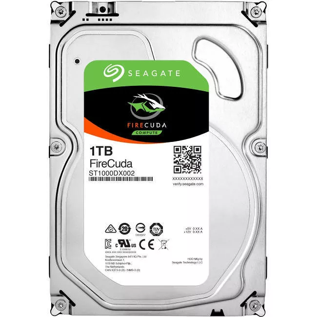Seagate ST1000DX002-25PK FireCuda Hybrid Hard Drive - 1 TB - 64 MB - 3.5 - SATA - 7200