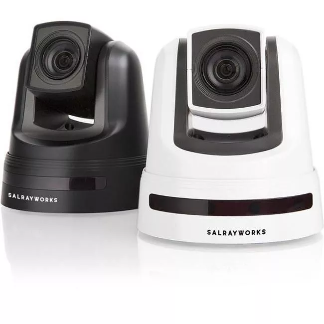 Salrayworks SRW-K-M20G-B 1/2.8'' Exmor R CMOS Sensor PTZ Camera Optical: 20x / Digital: 12x / Genlock Black