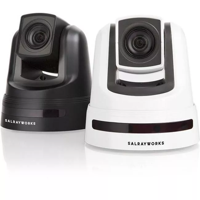 Salrayworks SRW-K-M20G-W 1/2.8'' Exmor R CMOS Sensor PTZ Camera Optical: 20x Digital: 12x / Genlock White