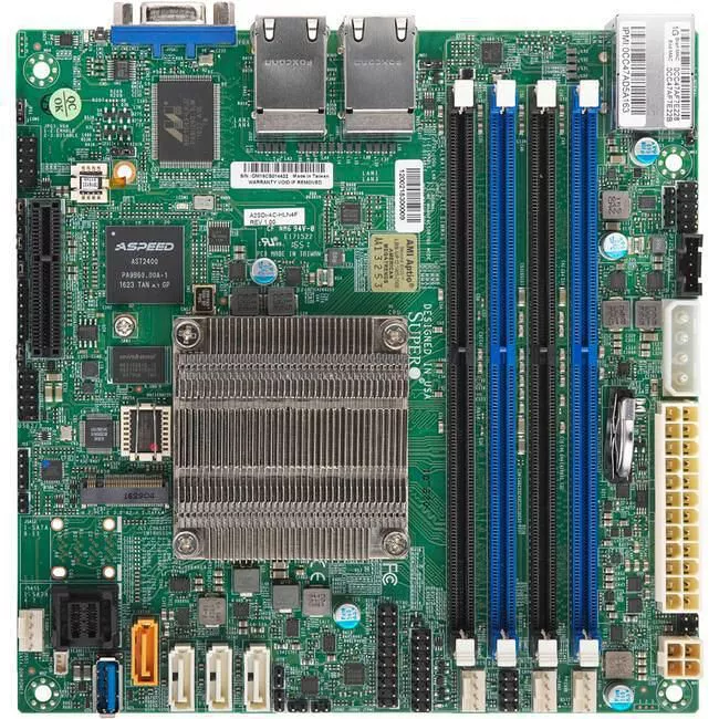 Supermicro MBD-A2SDI-4C-HLN4F-B Server Motherboard - Bulk - Intel C3558 - Socket BGA-1310