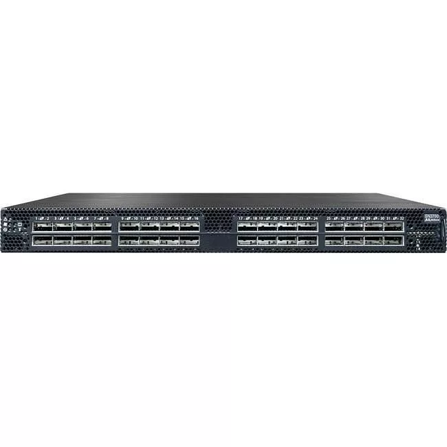 Mellanox MSN3700-VS2R Spectrum-2 Open Ethernet Switch - 200 GbE - 1U - 32x QSFP56 Port - Onyx - C2P Airflow