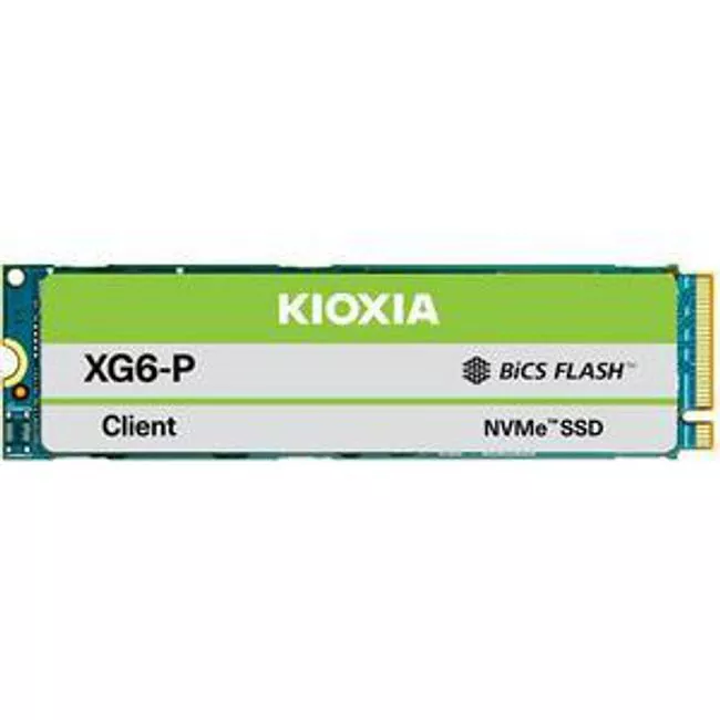 Kioxia KXG60PNV2T04 SSD 2 TB Internal - M.2 2280 - PCIe NVMe 3.1 x4 - PCIe NVMe - 0.3 DWPD - XG6-P