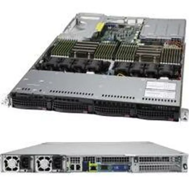 Supermicro AS-1024US-TRT 1U Rack Barebone - 2x Socket SP3 AMD EPYC 7002 - 1000 W Titanium