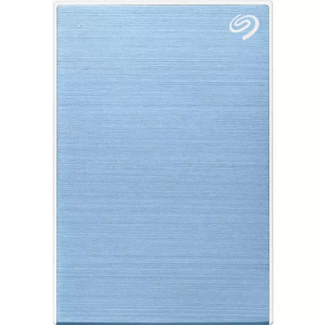 Seagate STKB1000402 One Touch  1 TB Portable Hard Drive - 2.5" External - Light Blue