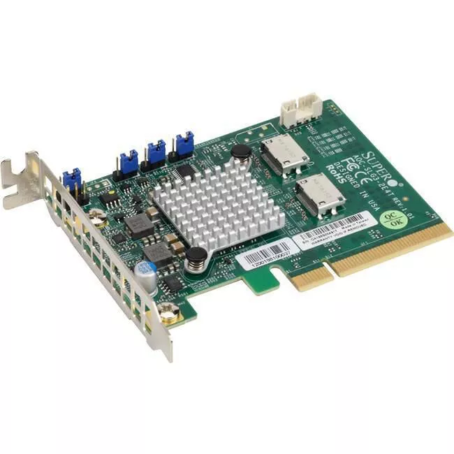 Supermicro AOC-SLG3-2E4T-O Dual-Port Gen-3 Internal NVMe Host Bus Adapter
