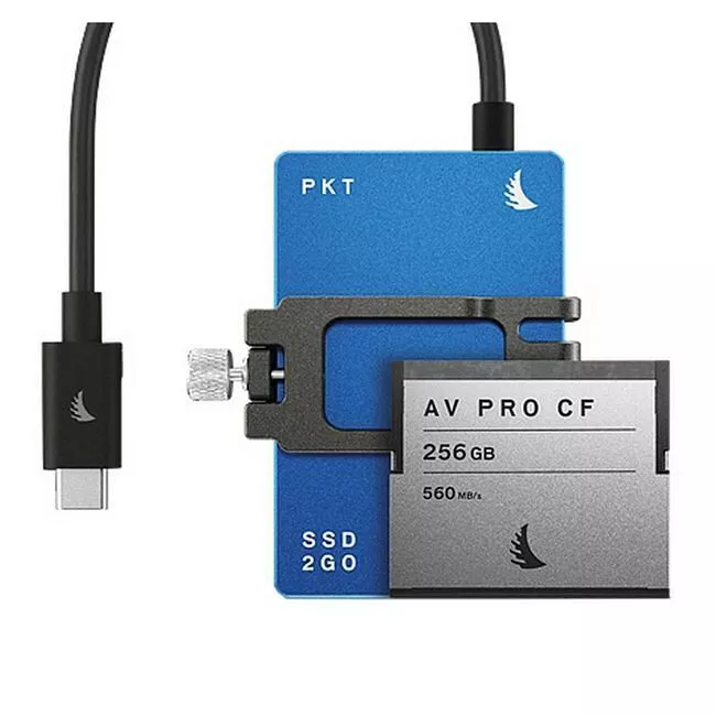 Angelbird MP-PCC4K-512BK256C Match Pack for Blackmagic 512GB SSD2go PKT Blue| 256GB Cfast