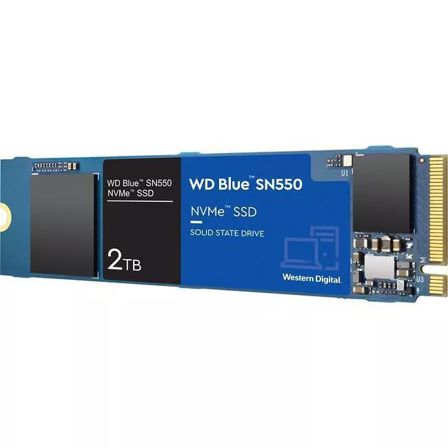 WD WDS200T2B0C Blue SSD - 2 TB - Internal - M.2 2280 - PCIe NVMe 3.0 x4
