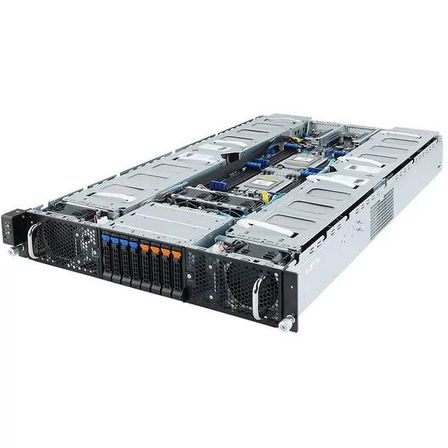 GIGABYTE G292-Z43 2U Rack Barebone - 2x AMD EPYC 7002 Socket SP3 - 16x Single Slot GPU