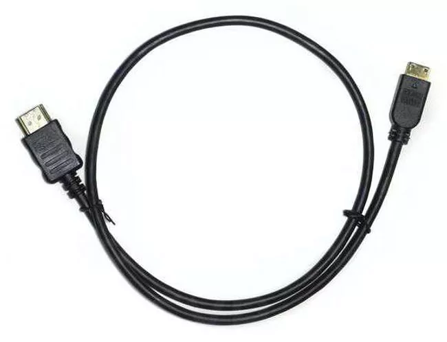 SmallHD CBL-SGL-MHDMI-HDMI-THIN-18 18-inch Thin Mini-HDMI to HDMI Cable