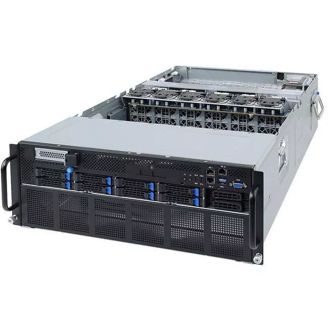 GIGABYTE G482-Z53 4U Rack Barebone - 2x AMD EPYC 7002 Socket SP3 - 8x GPU - PCIe 4.0