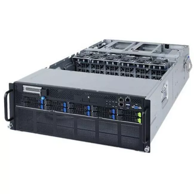 GIGABYTE G482-Z54 4U Rack Barebone - 2x AMD EPYC 7002 Socket SP3 - 8x GPU - PCIe 4.0