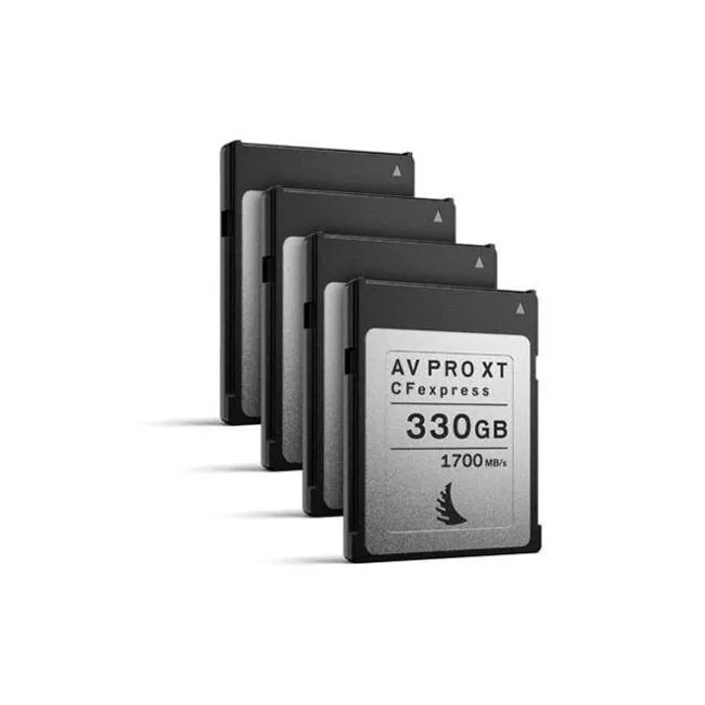 Angelbird AVP330CFXXTX4 AV PRO 330 GB CFexpress Card Type B - 4 Pack