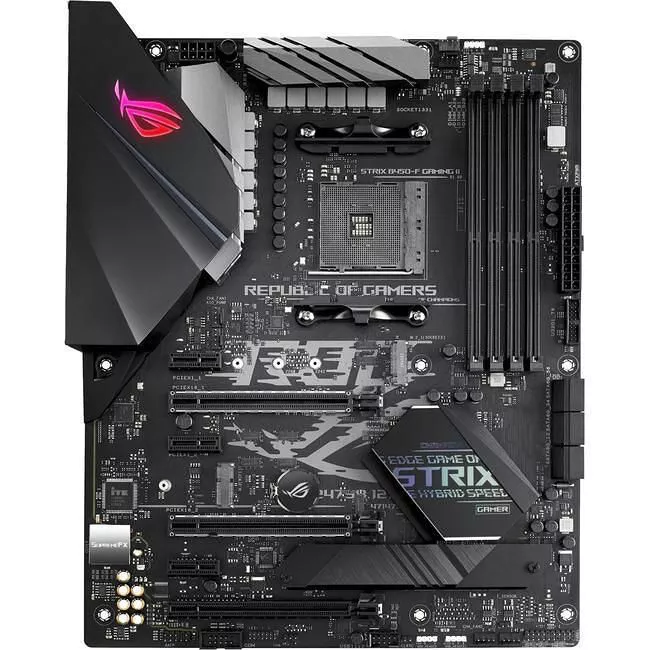ASUS ROG STRIX B450-F GAMING II Desktop Motherboard - 1x Socket AM4 - AMD B450 - 4x DDR4 - RAID - 2x M.2 - 3x PCIe x16 - 1x RJ-45 - ATX