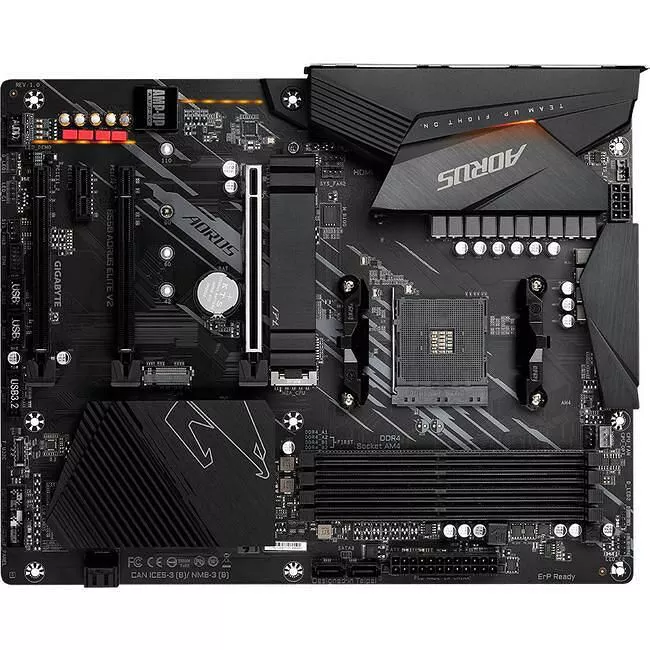 GIGABYTE B550 AORUS ELITE V2 ATX - 128GB DDR4 - PCIe4.0 - M.2 - RGB - USB C - AMD AM4