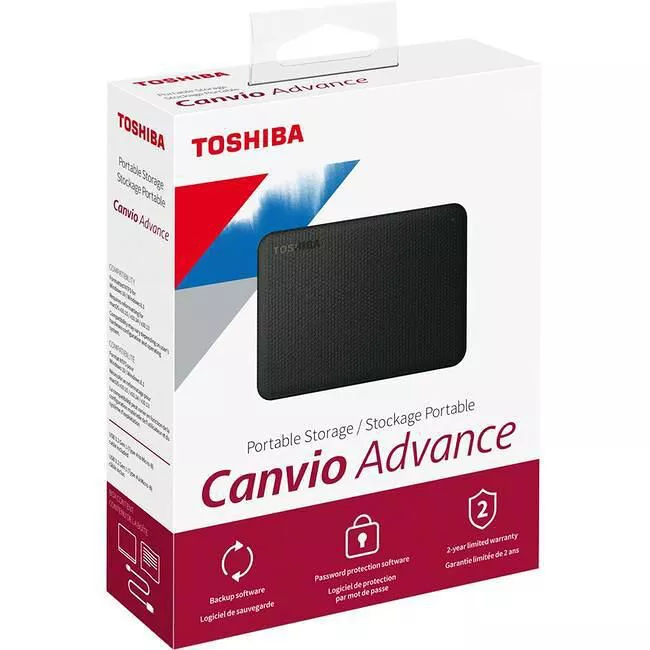 Toshiba HDTCA10XW3AA Canvio Advance Hard Drive - 1 TB