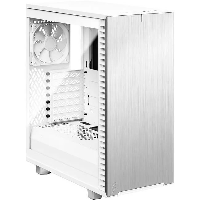 Fractal Design FD-C-DEF7C-04 Define 7 Compact White Brushed Aluminum/Steel