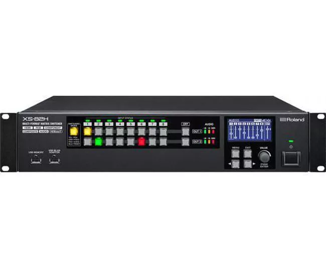Roland XS-82H 8-in x 2-out Multi-Format AV Matrix Switcher