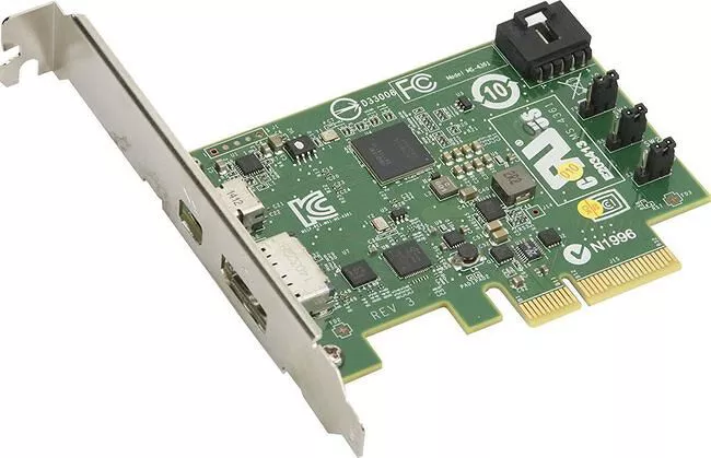 Supermicro AOC-TBT-DSL5320 Low-Profile Single Slot (3.71X2.99)