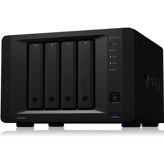 Synology DVA3221 4 Bay DVA Deep Learning Video Analytics