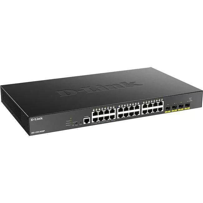 D-Link DGS-1250-28XMP-6KV 28-Port Smart Managed PoE Switch