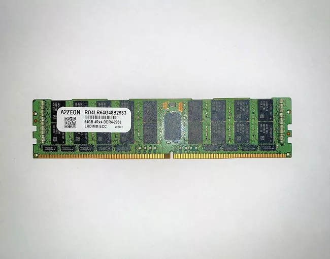 A2ZEON RD4LR64G48S2933 64 GB DDR4-2933 LR DIMM Memory - Samsung