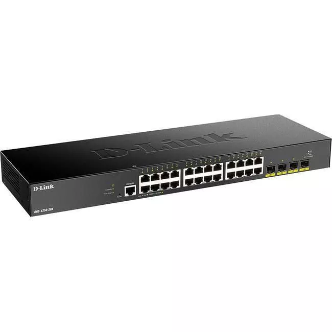 D-Link DGS-1250-28X-6KV 28-Port 10-Gigabit Smart Managed Switch