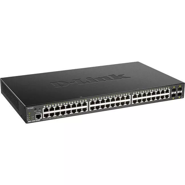 D-Link DGS-1250-52XMP-6KV 52-Port Smart Managed PoE Switch