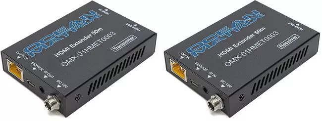 Ocean Matrix OMX-01HMET0003 Extender Set- 4K HDMI 2.0 Over Single CAT6/6a/7